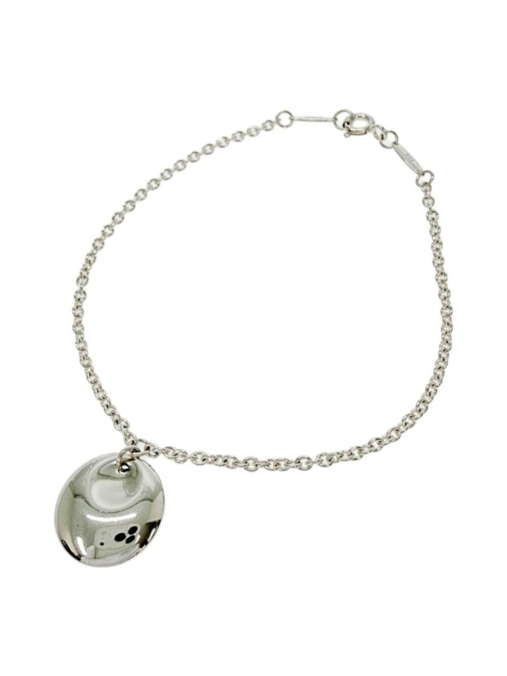 Tiffany & Co Silver Elsa Peretti Round Disc Bracelet